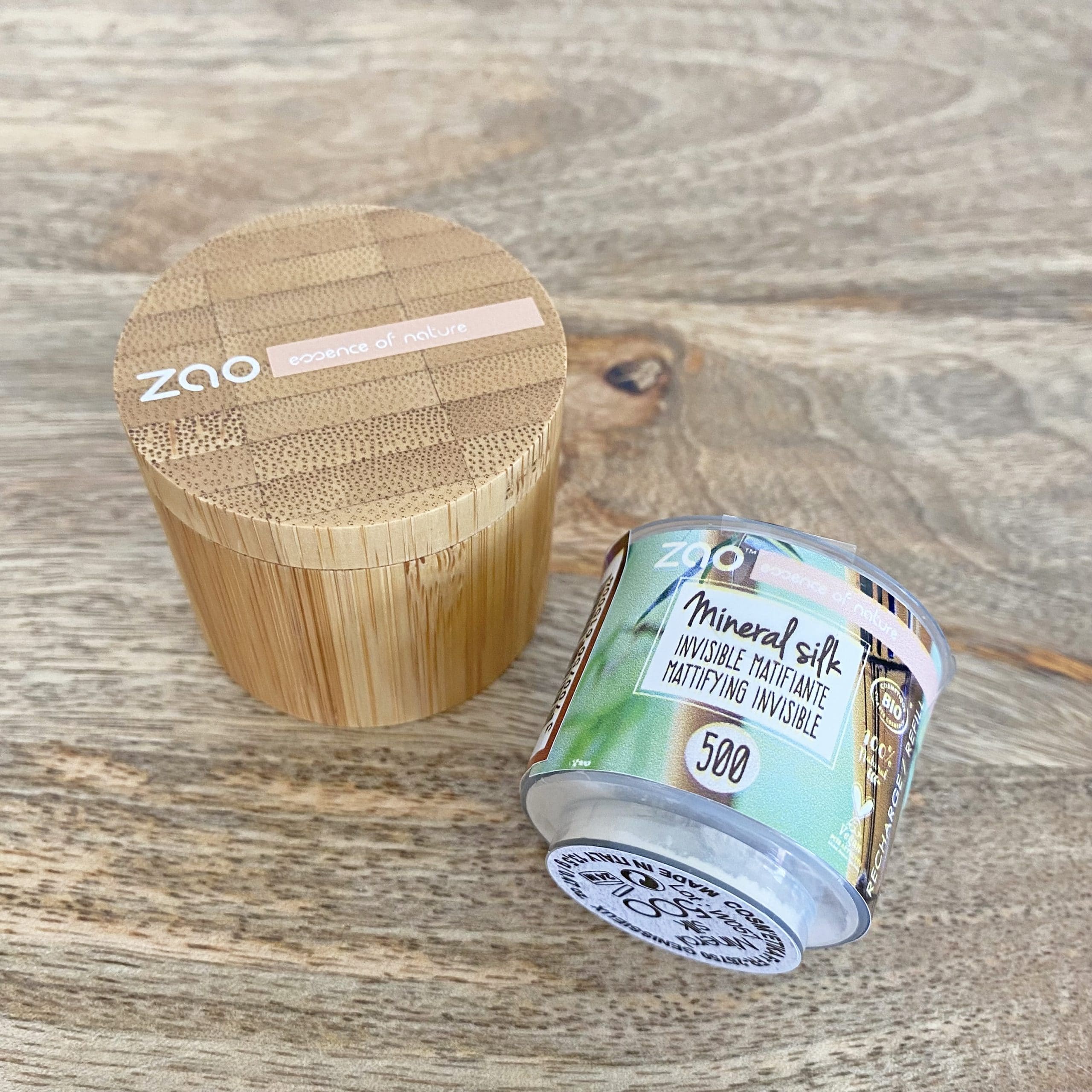 ZAO | Poudre matifiante transparente rechargeable