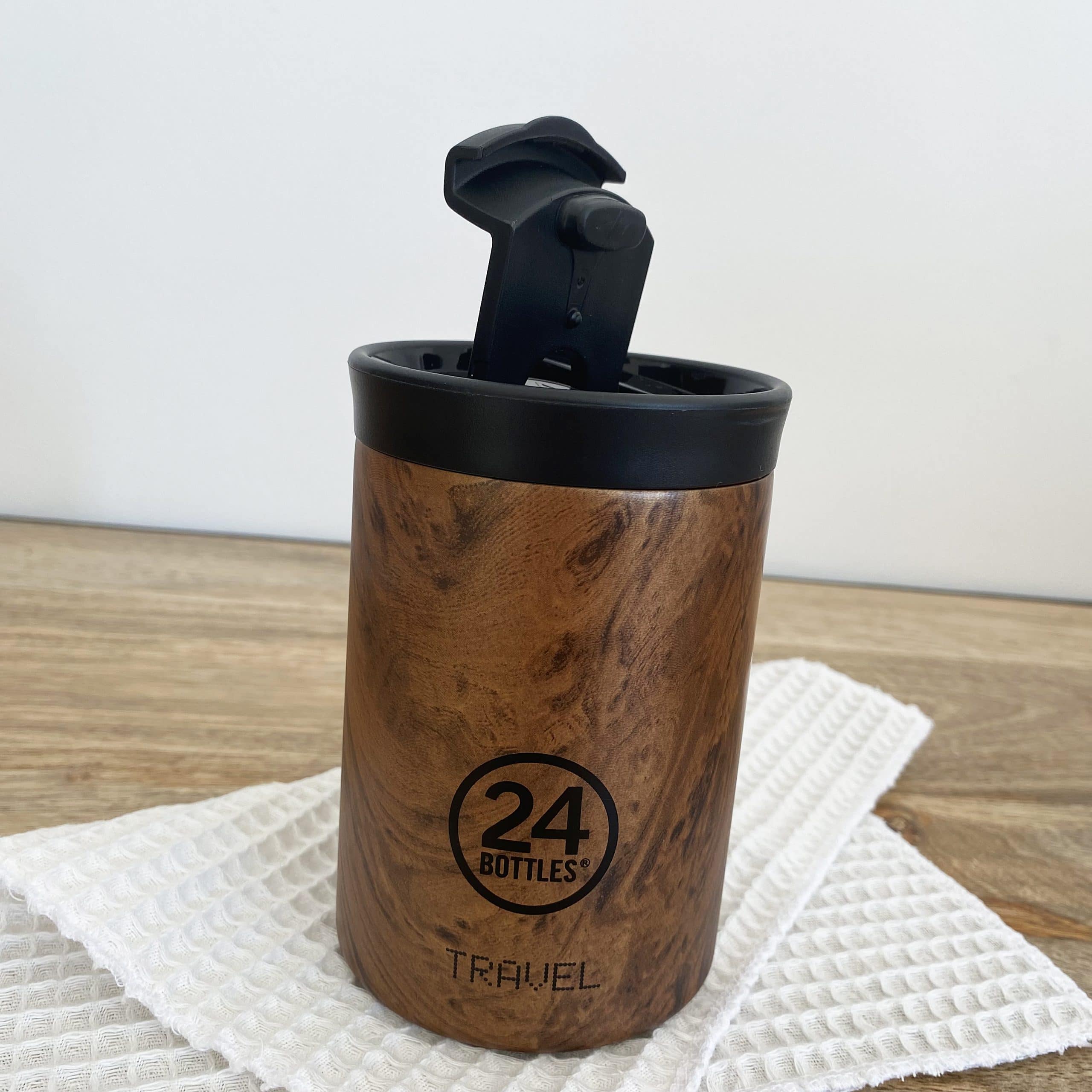 Mug TRAVEL isotherme 350 ml - Sequoia Wood | 24 Bottles