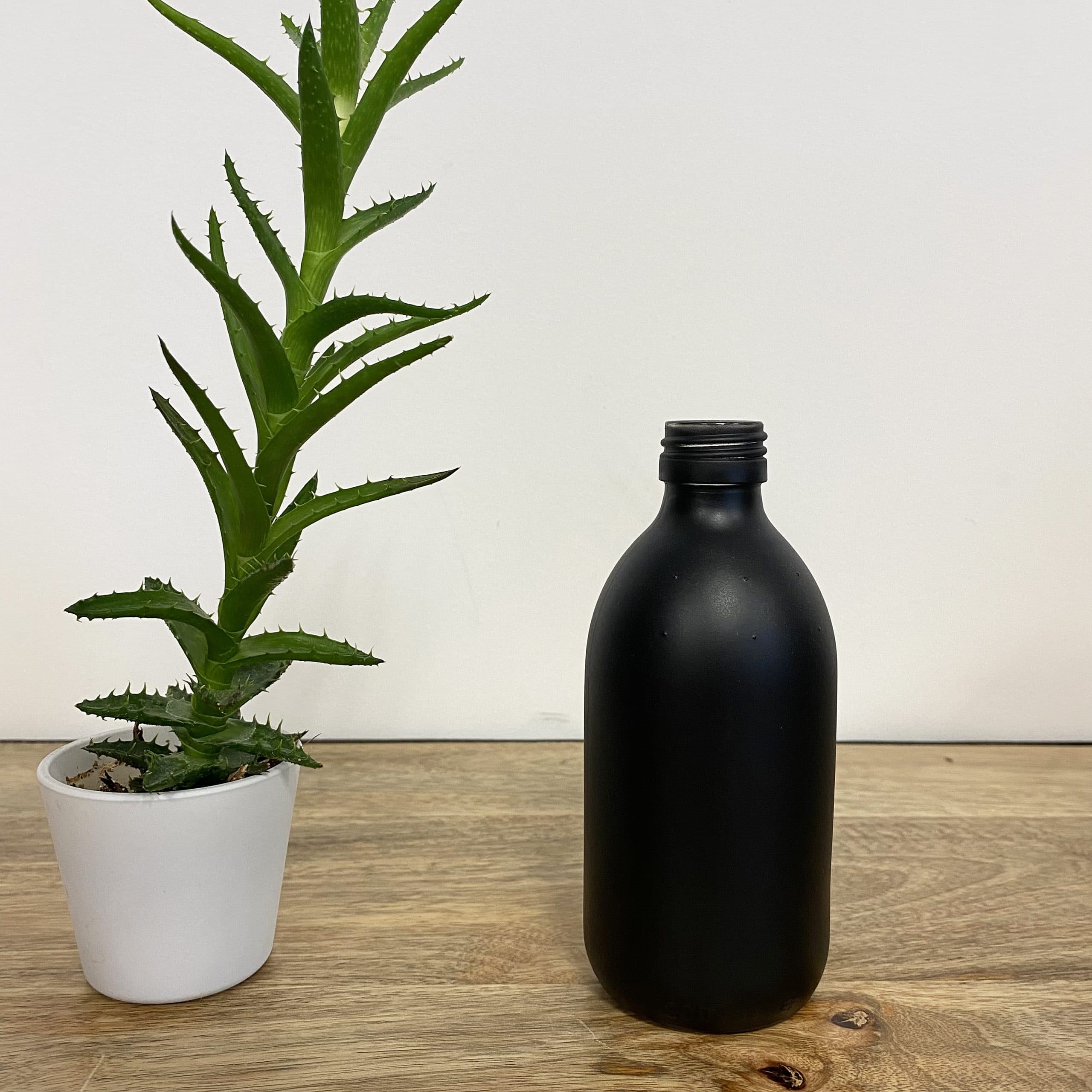 Flacon en verre 300 ml - 5 coloris au choix