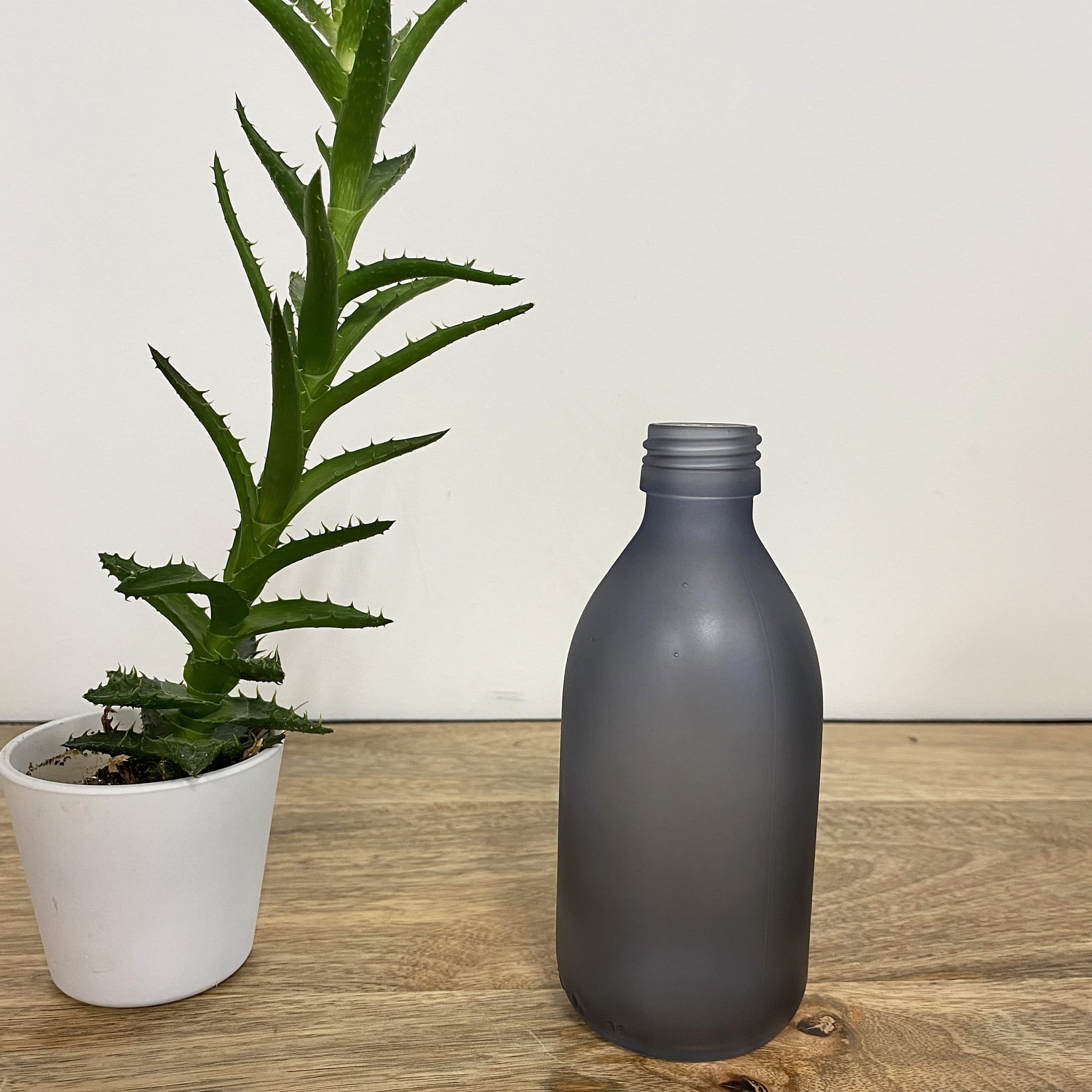 Flacon en verre 250 ml - 6 coloris au choix