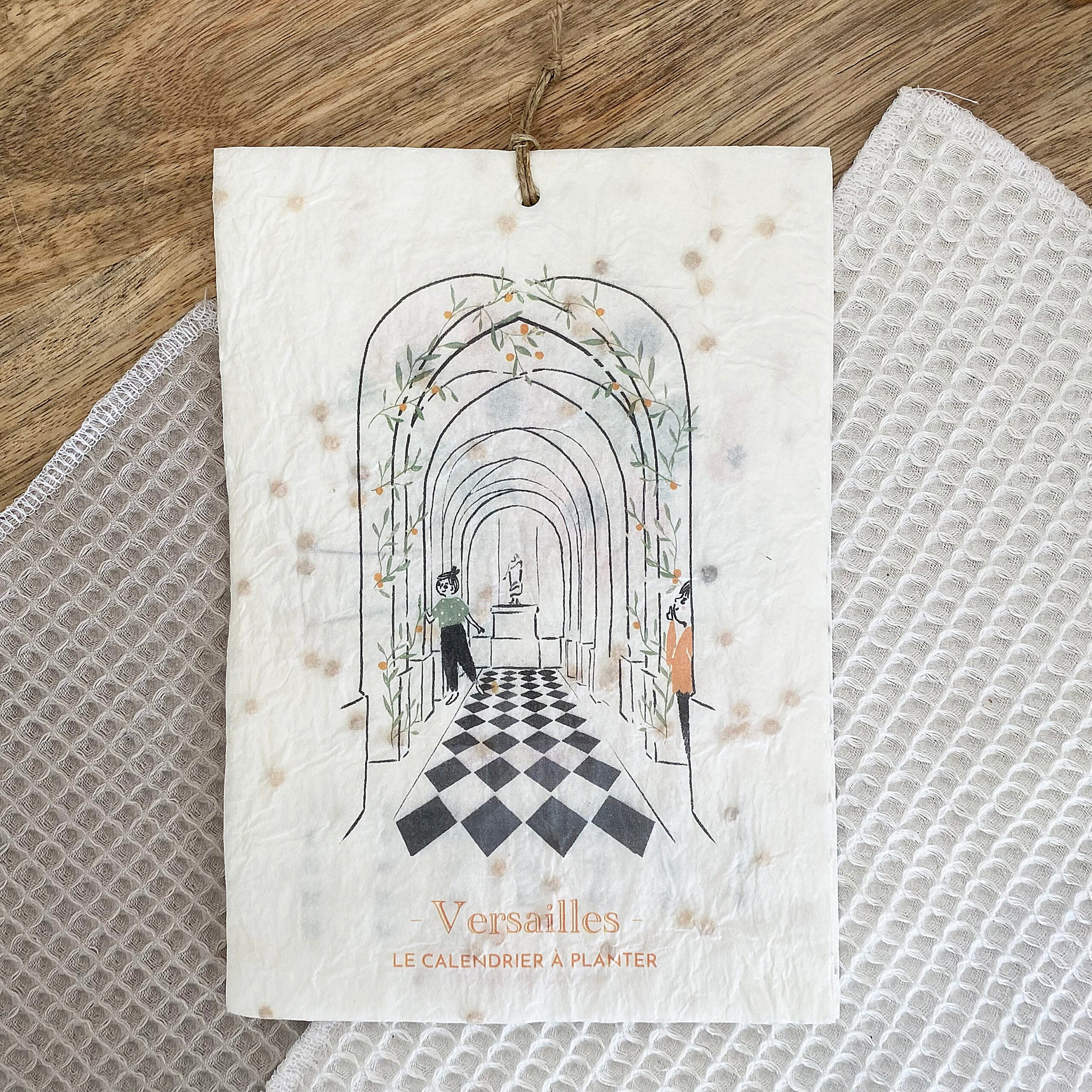 Calendrier ensemencé à planter 2024 Versailles - Format A5