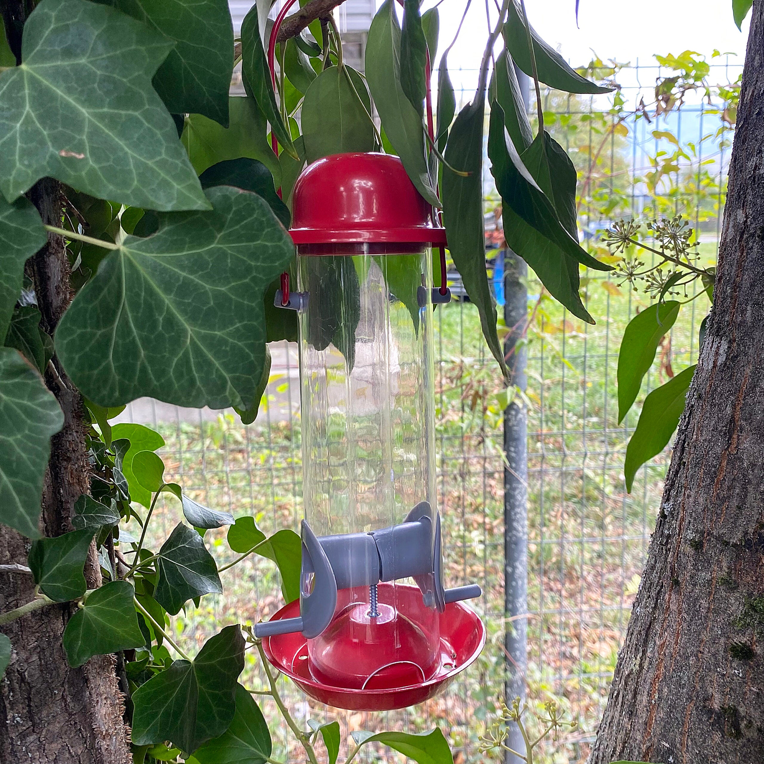 Silo à graines pour oiseaux