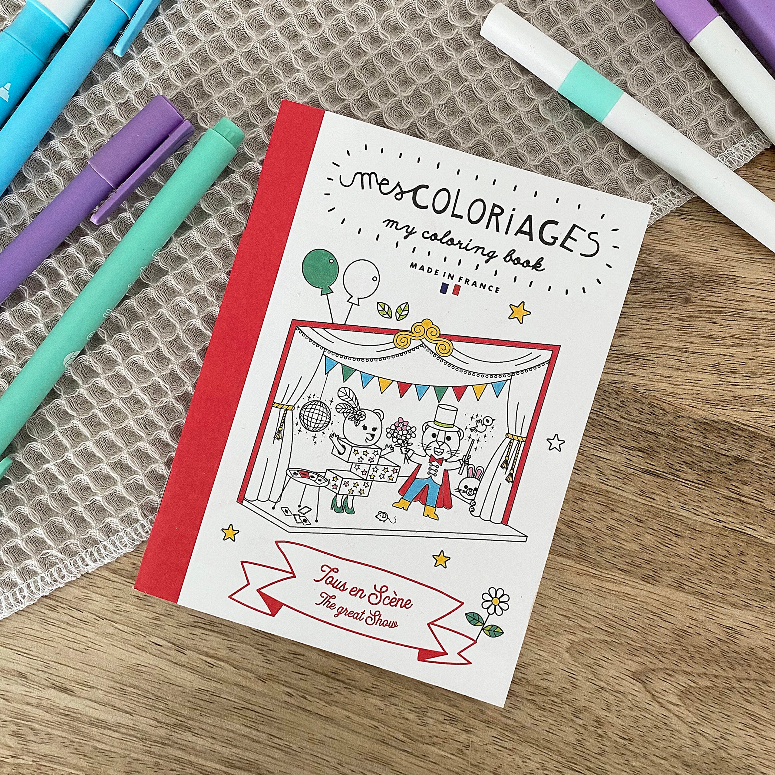 Petit cahier de coloriage - Tous en scène
