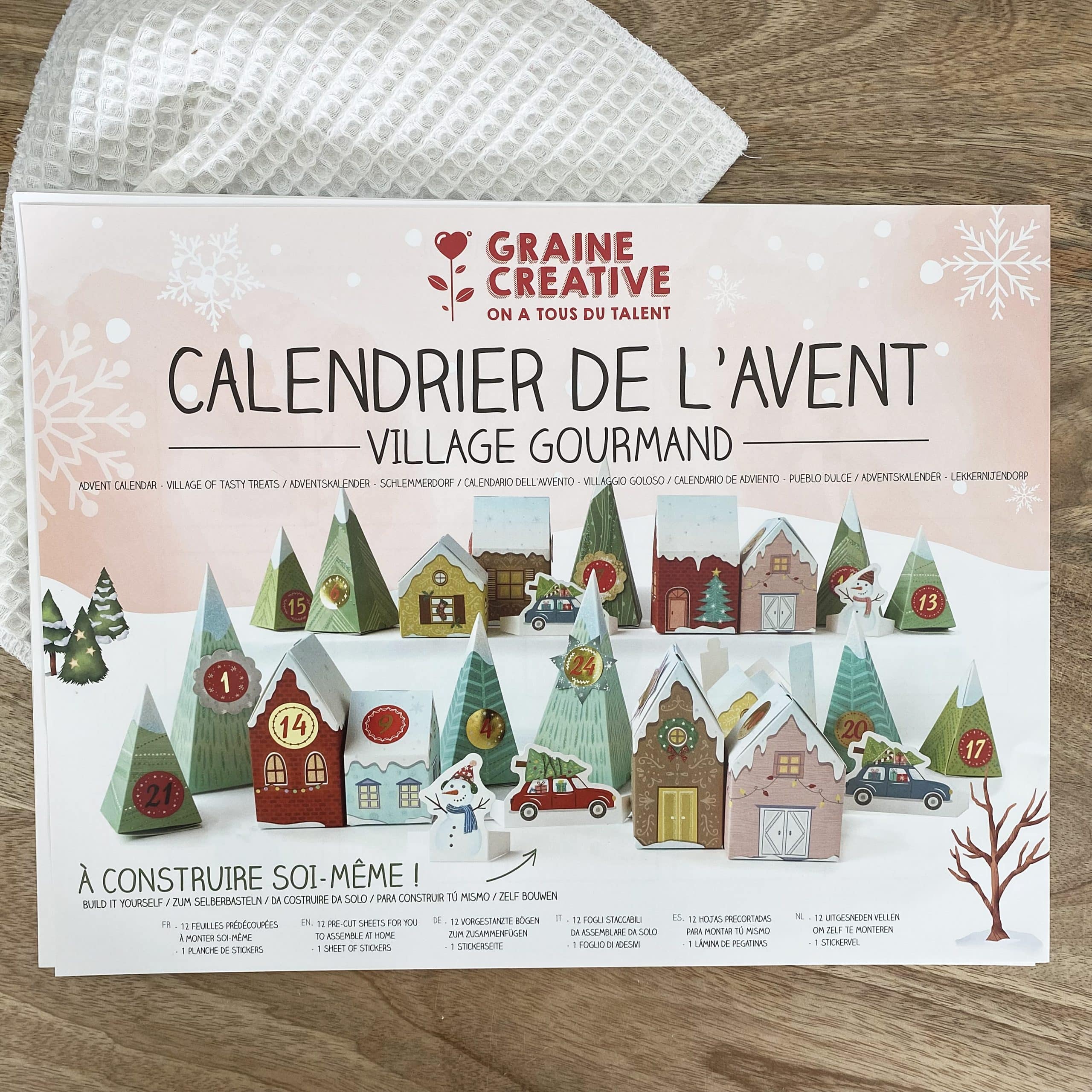 Kit pour faire son propre calendrier de l'avent - Village gourmand