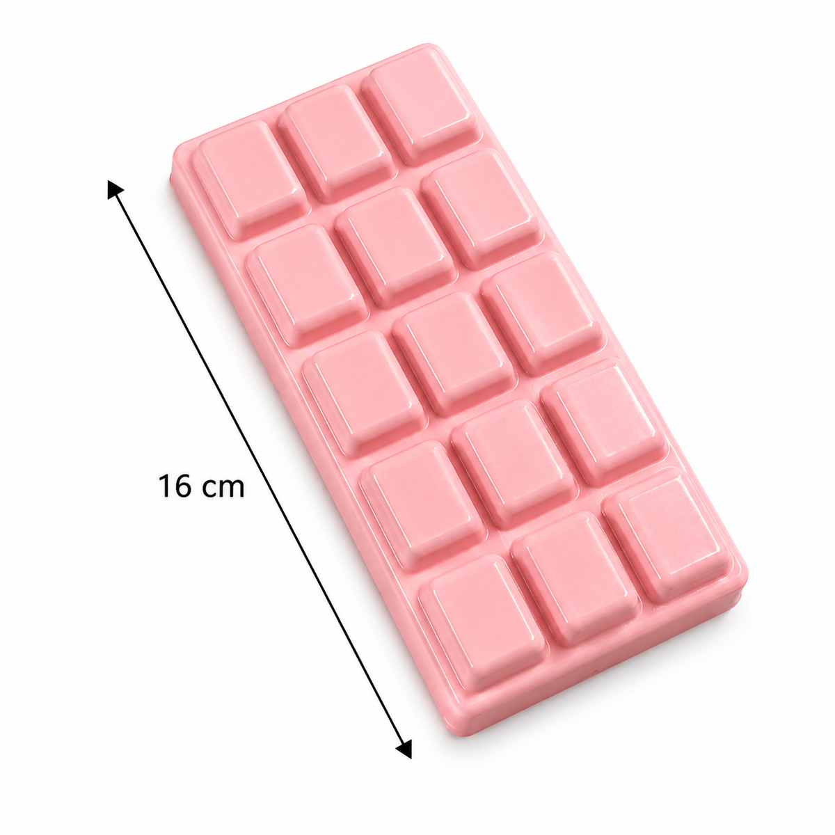 Squishy tablette de chocolat rose - anti-stress à remontée lente