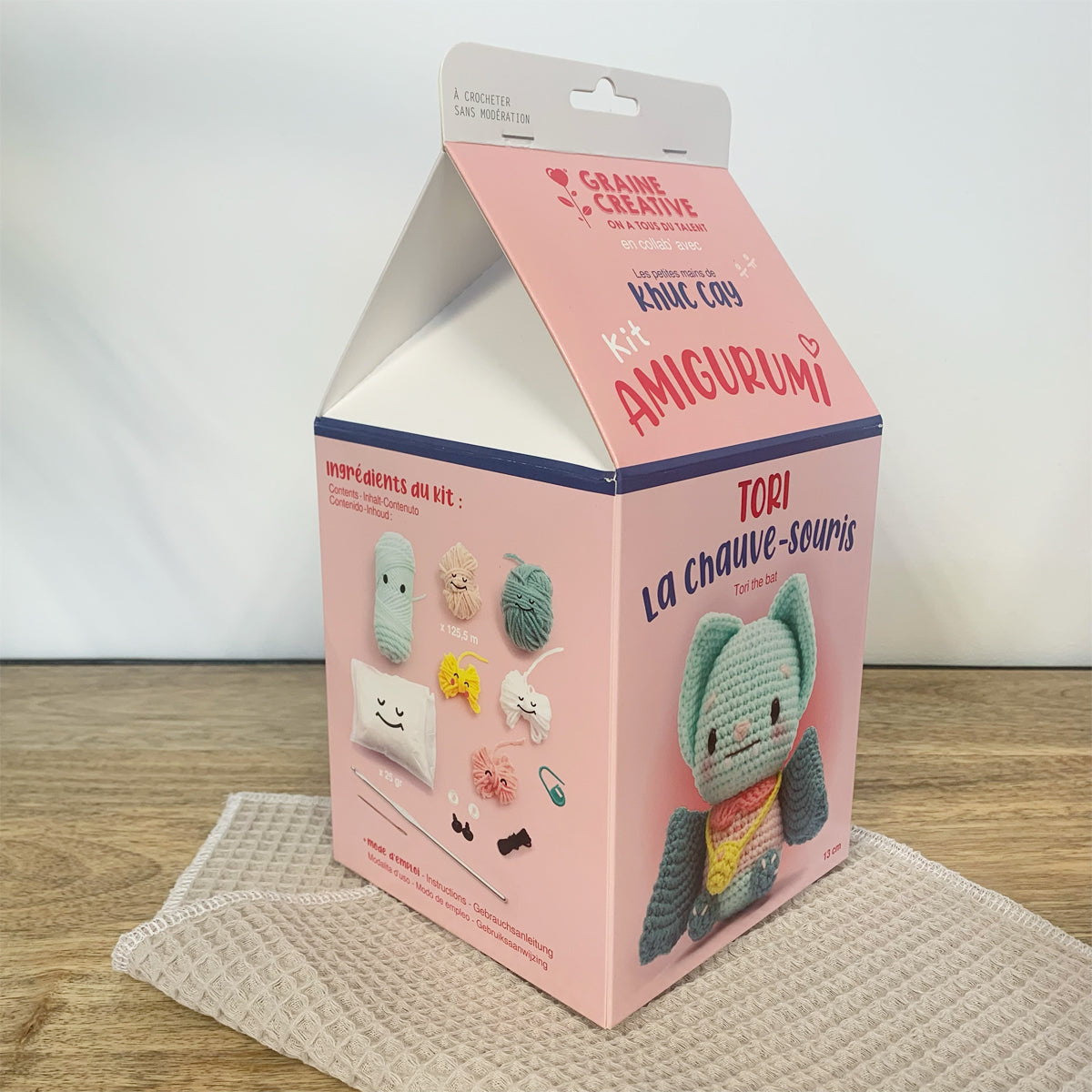 Kit Amigurumi - Chauve-souris