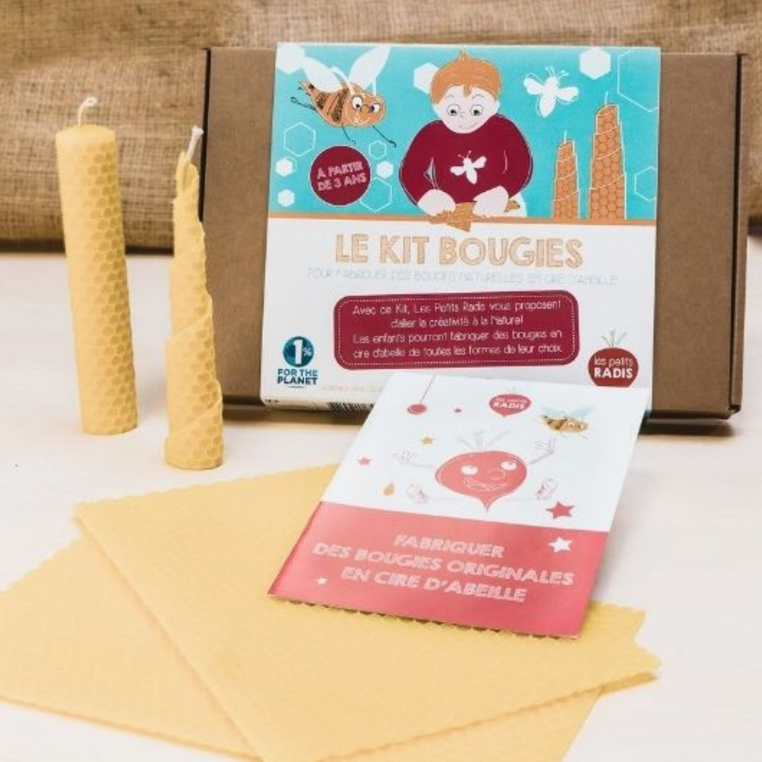 LE KITKIPOUSSE : Kit pour fabriquer des bougies en cire d'abeille