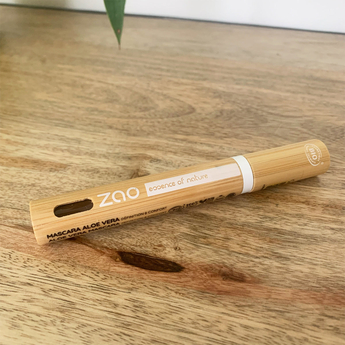 Mascara rechargeable à l'Aloé Vera - 091 Brun foncé