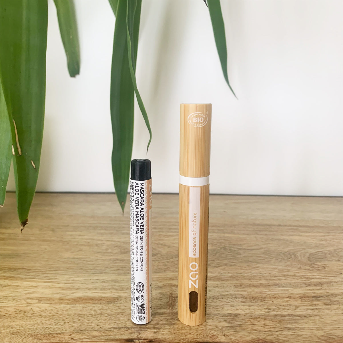 Mascara rechargeable à l'Aloé Vera - 091 Brun foncé