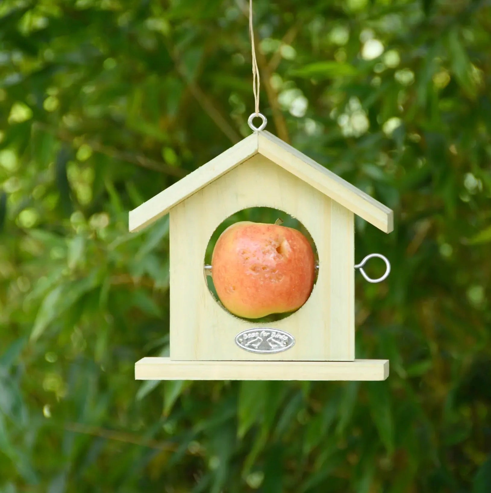 Maison à pommes pour oiseaux