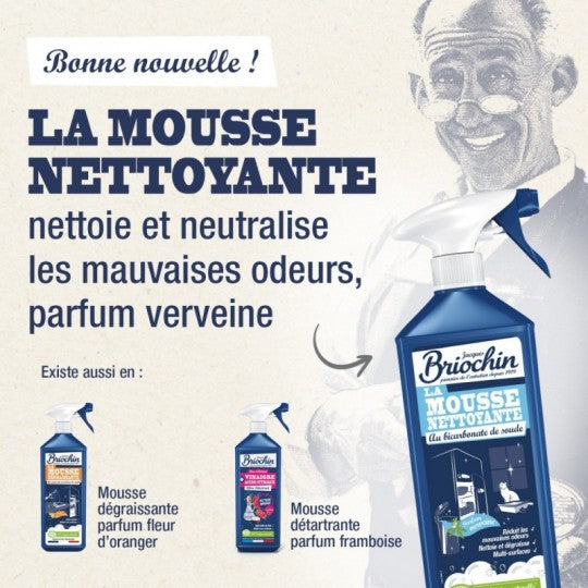 Mousse nettoyante au bicarbonate – Briochin 750 ml