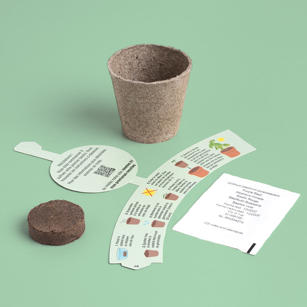 Kit de Culture Ma Première Récolte de Basilic