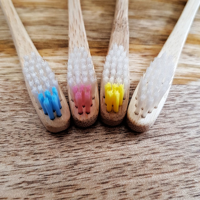 Brosse à dents en bambou - enfants