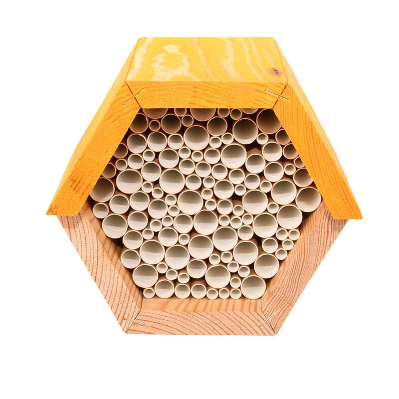 Maison à abeilles hexagonale
