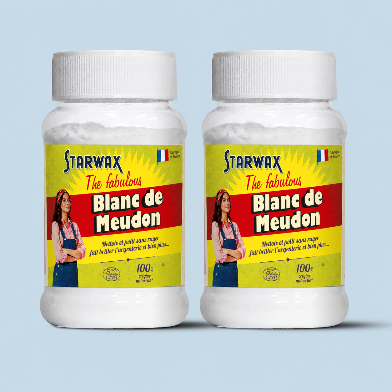 Pack de 2 Blanc de Meudon Starwax The Fabulous 480 g