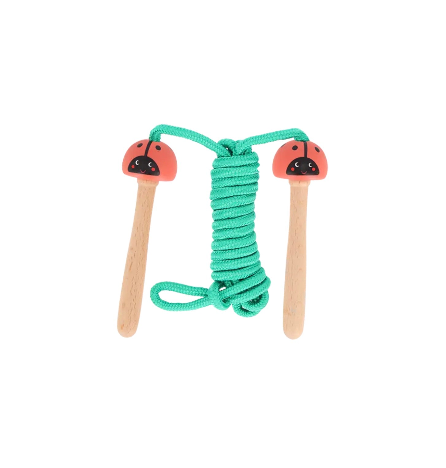 Corde à sauter enfant avec poignées en bois