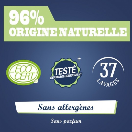 Recharge Lessive Liquide Peaux Sensibles Sans Parfum – 1,7 L BRIOCHIN