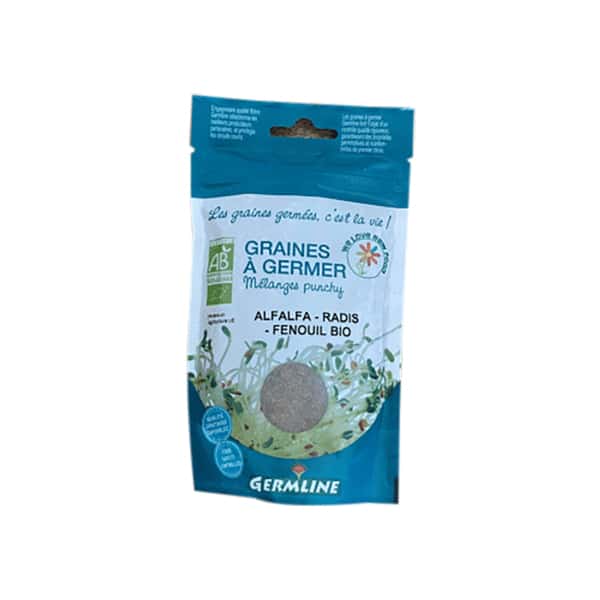 Graines à germer- ALFALFA / RADIS / FENOUIL BIO