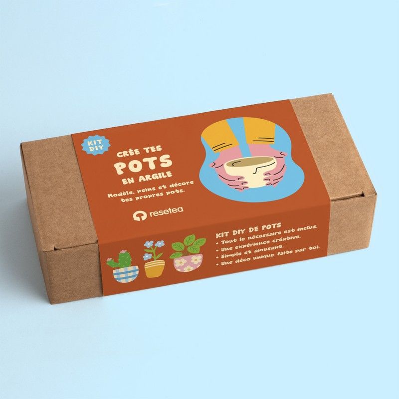 Kit DIY Crée tes pots en argile