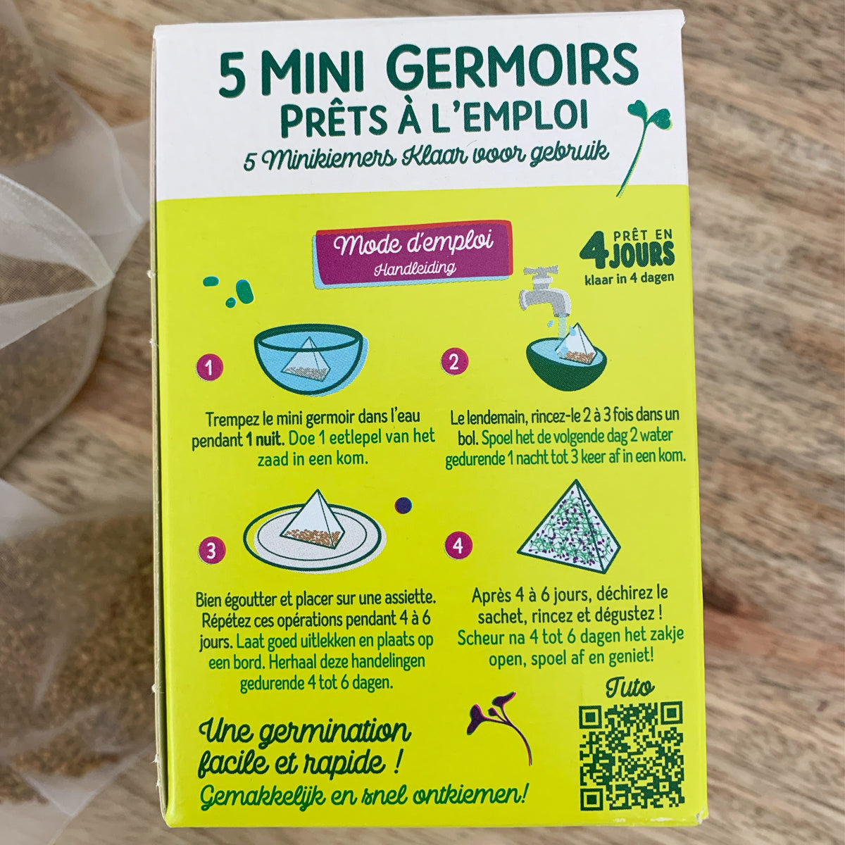 5 mini germoirs - Graines multiples