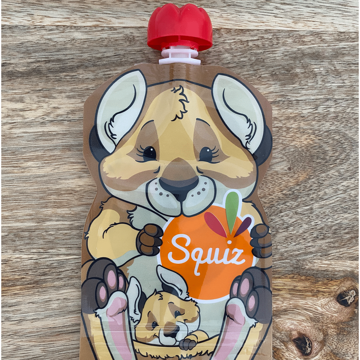 Gourde à compote réutilisable - 130 ml