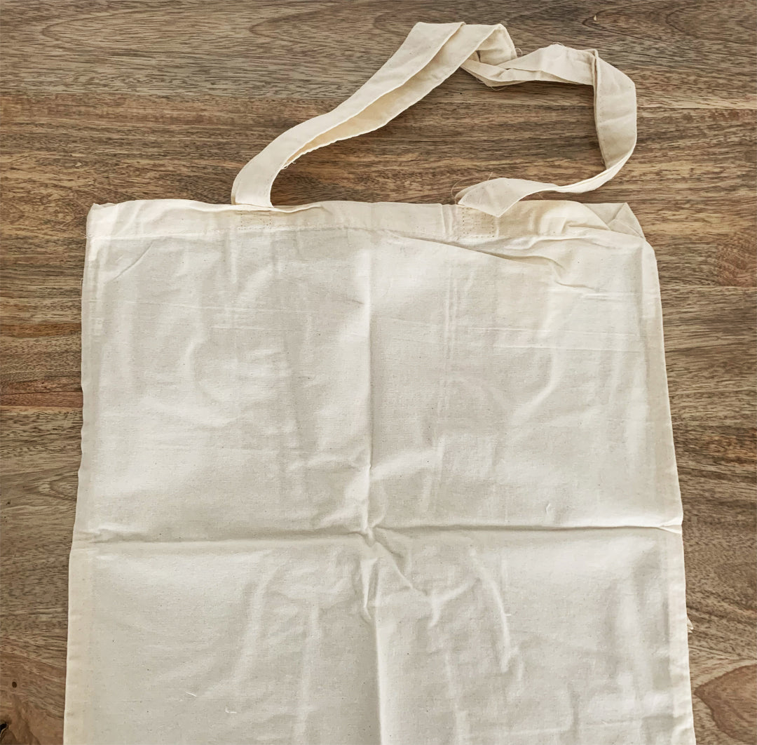 Sac tote bag en coton - Beige Naturel