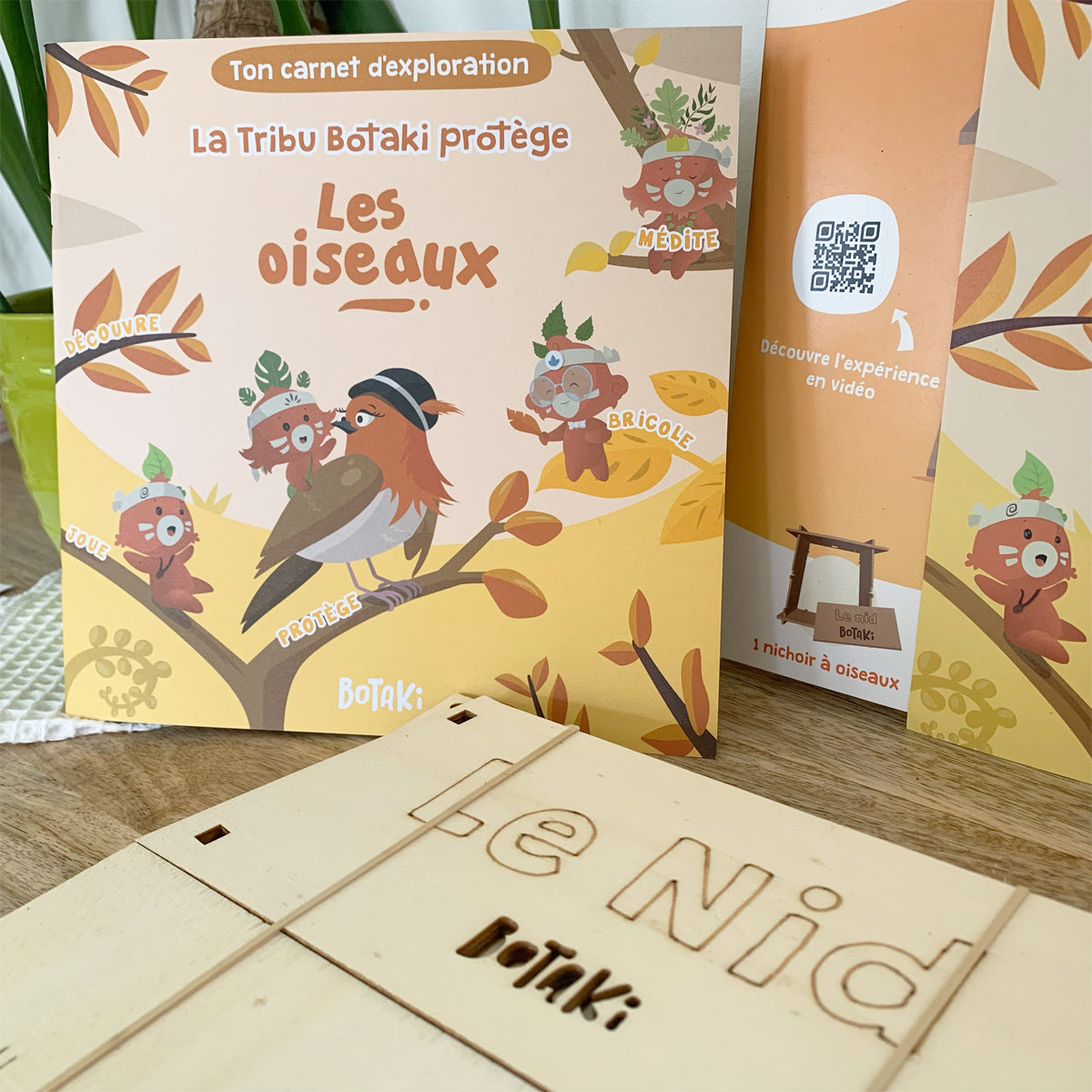 Mon kit oiseaux : Je fabrique un nichoir en bois