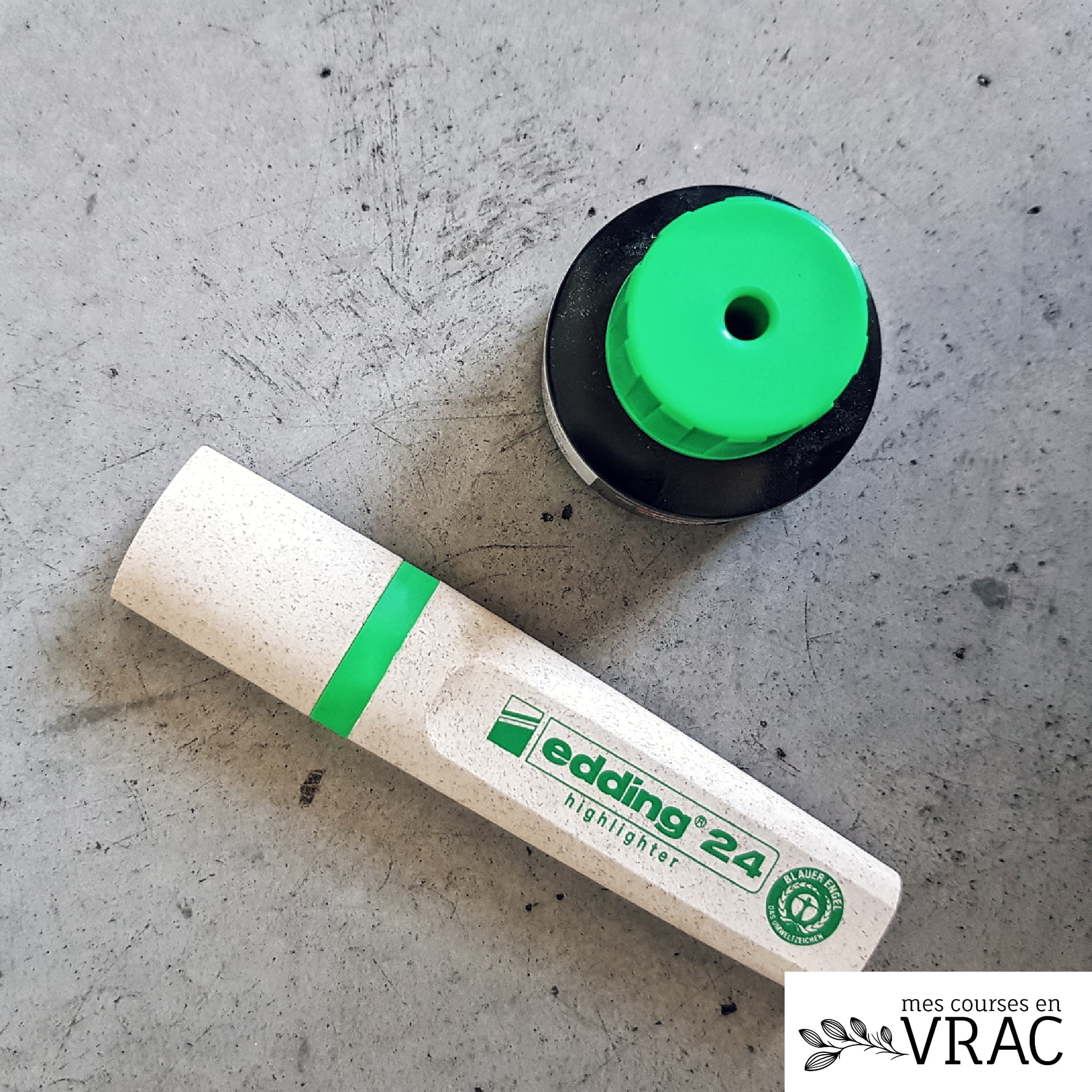 Surligneurs rechargeables - assortiment 4 couleurs