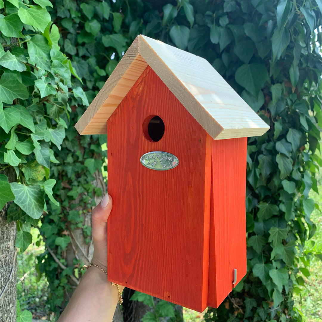 Nichoir pour oiseaux - coloris aléatoire