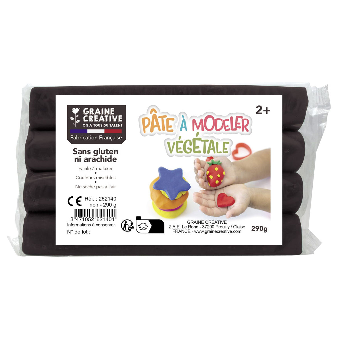 Kit 6 pâtes à modeler végétales et ses accessoires