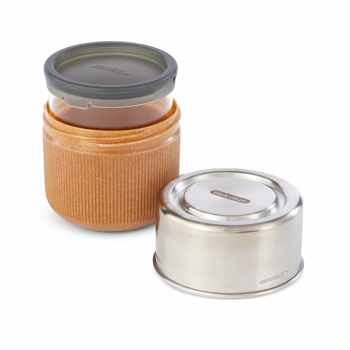 Boite déjeuner en verre Black + Blum Beige - taille au choix