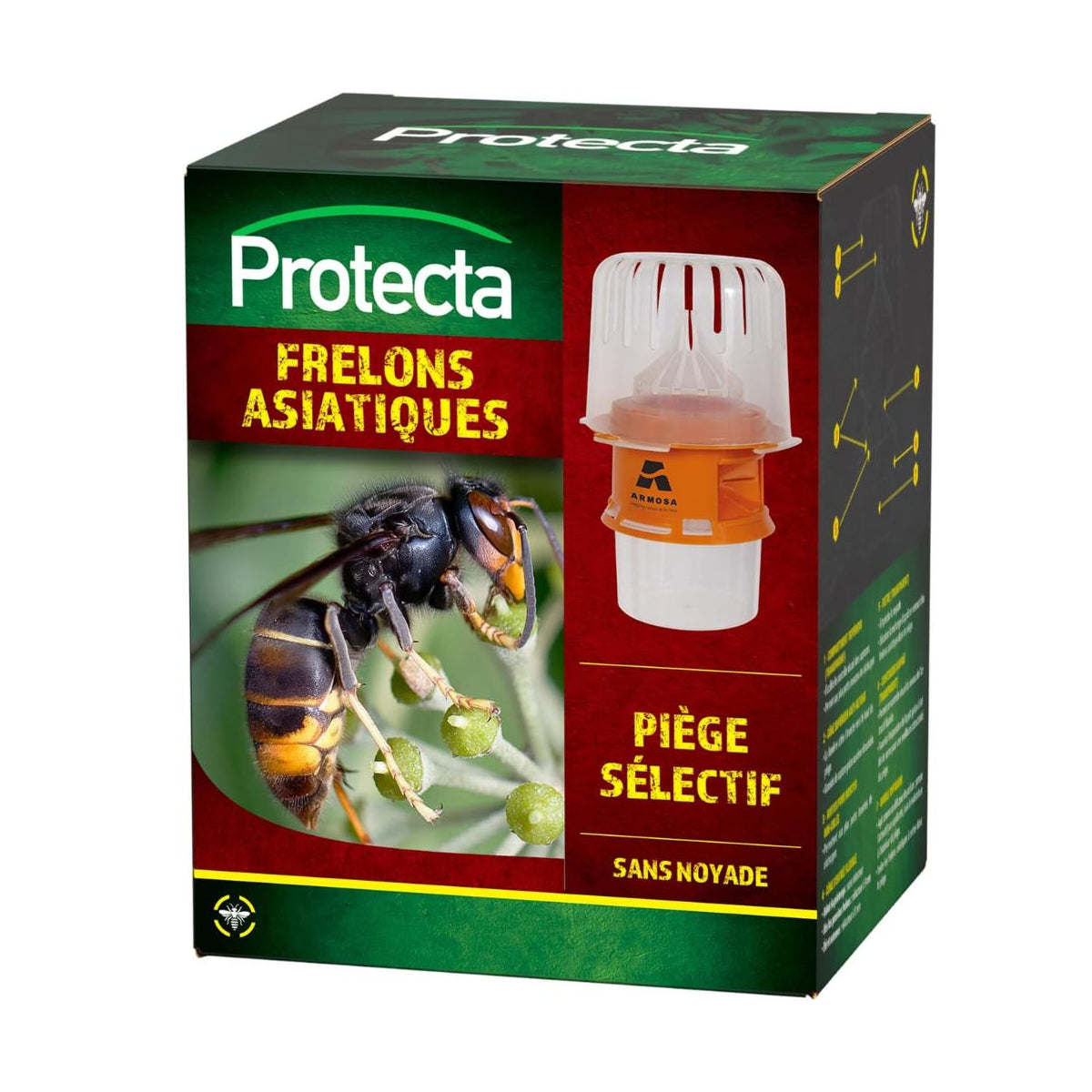 Piège sélectif pour frelons asiatiques – Réutilisable et sans insecticide