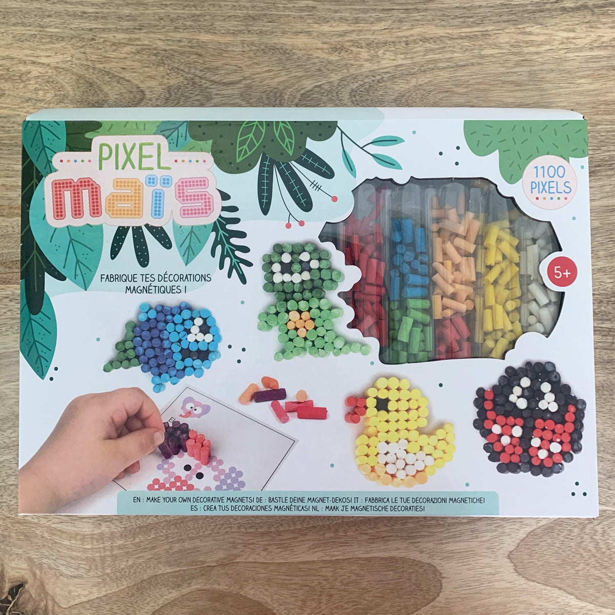 Kit complet : Je fabrique ma décoration magnétique en maïs