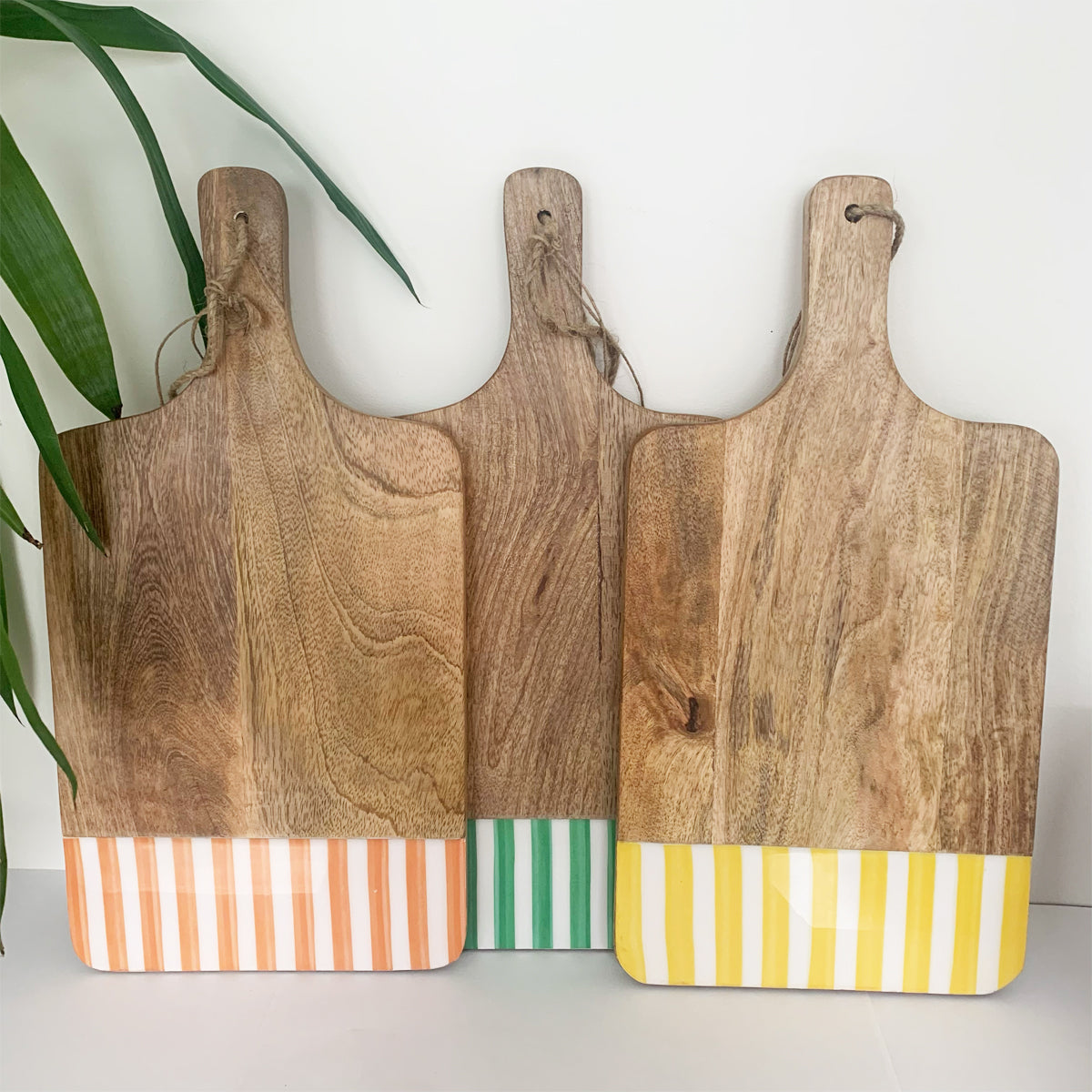 Planche à découper en bois - Coloris aléatoire