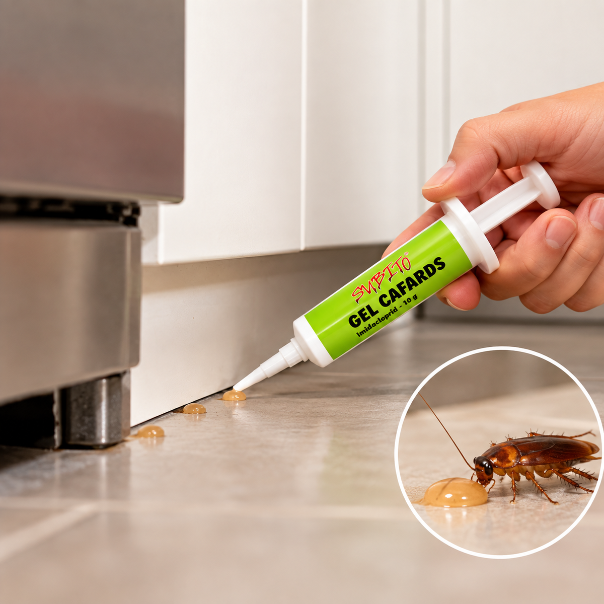 Gel appât anti-cafards et blattes Subito – 10 g