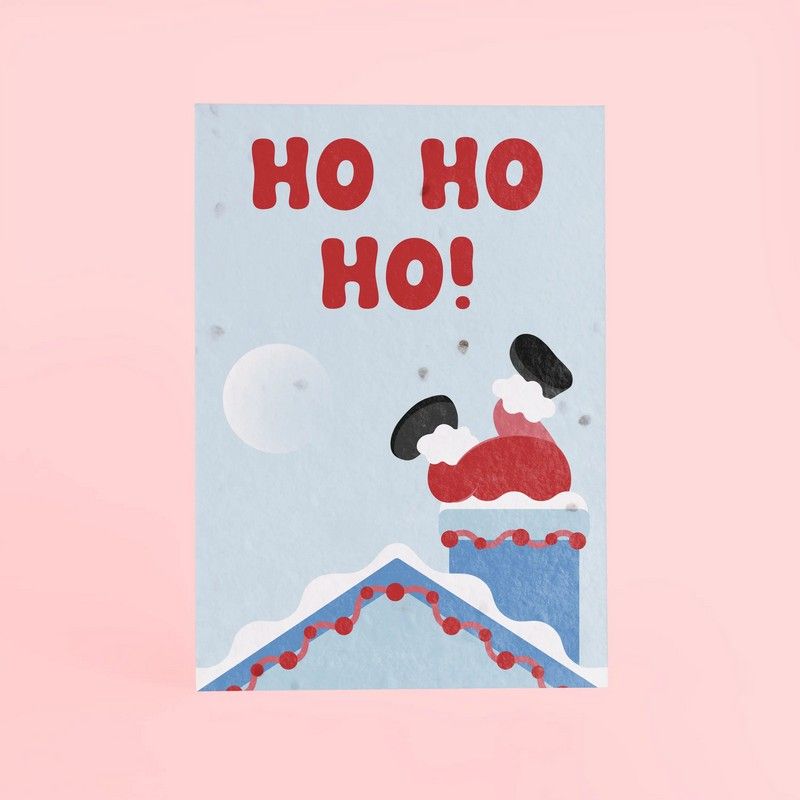 Carte de Noël à planter Ho Ho Ho – Tomate
