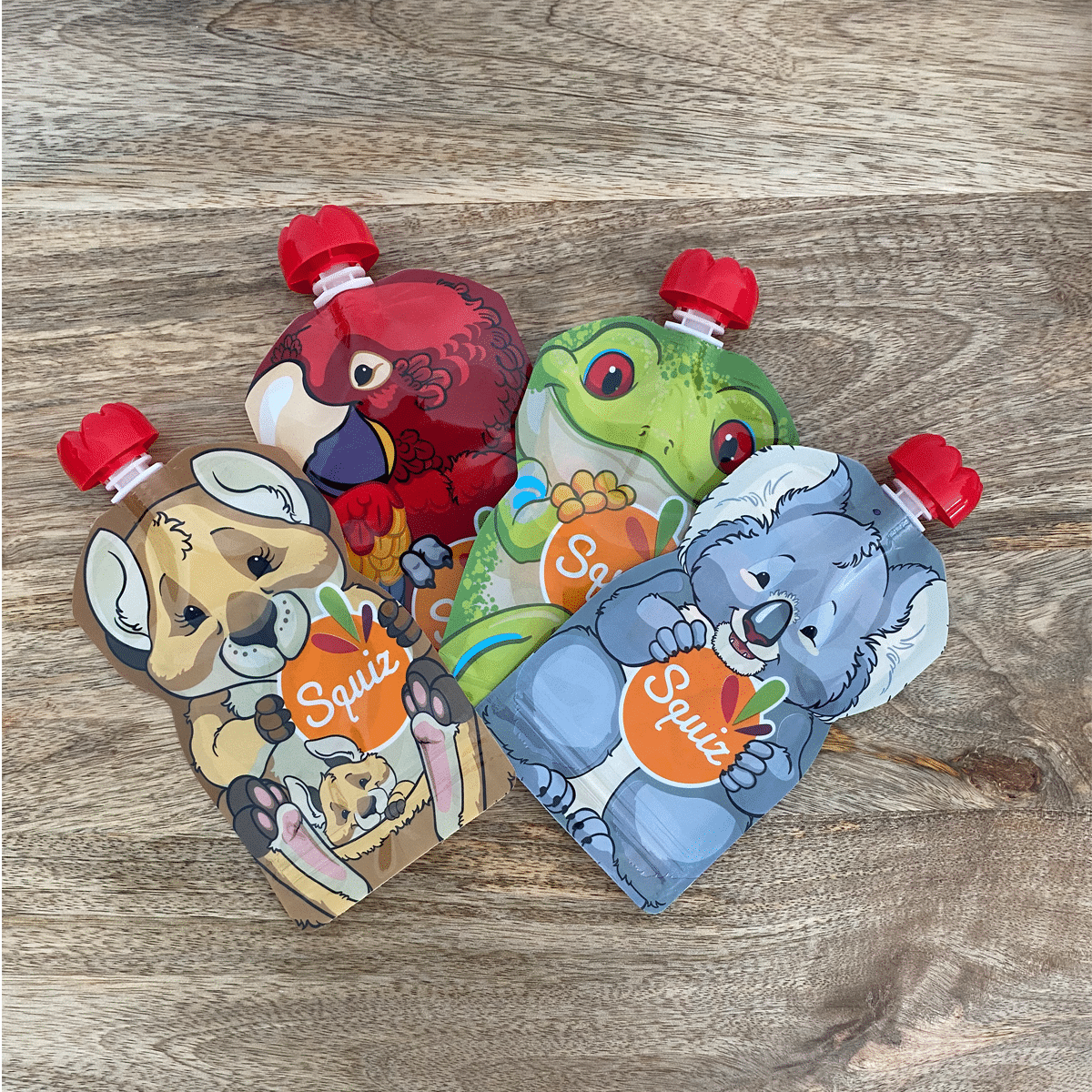 Gourde à compote réutilisable - 130 ml
