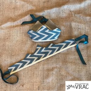 Couronne en tissu - Mes courses en vrac