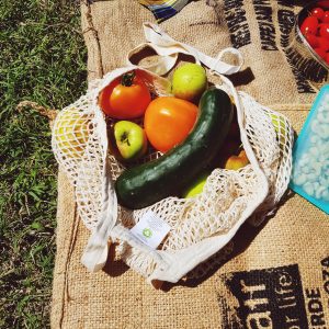 Filet à provisions anses longues Mes courses en vrac - Main Image