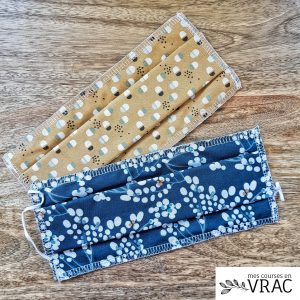 Masques de protection réutilisables - Mes courses en vrac