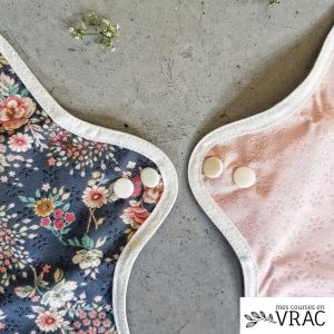 Serviette lavable coton bio - mes courses en vrac