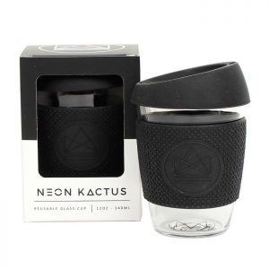 Mug en verre noire - Mes courses en vrac