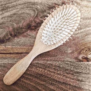 Brosse cheveux en bois