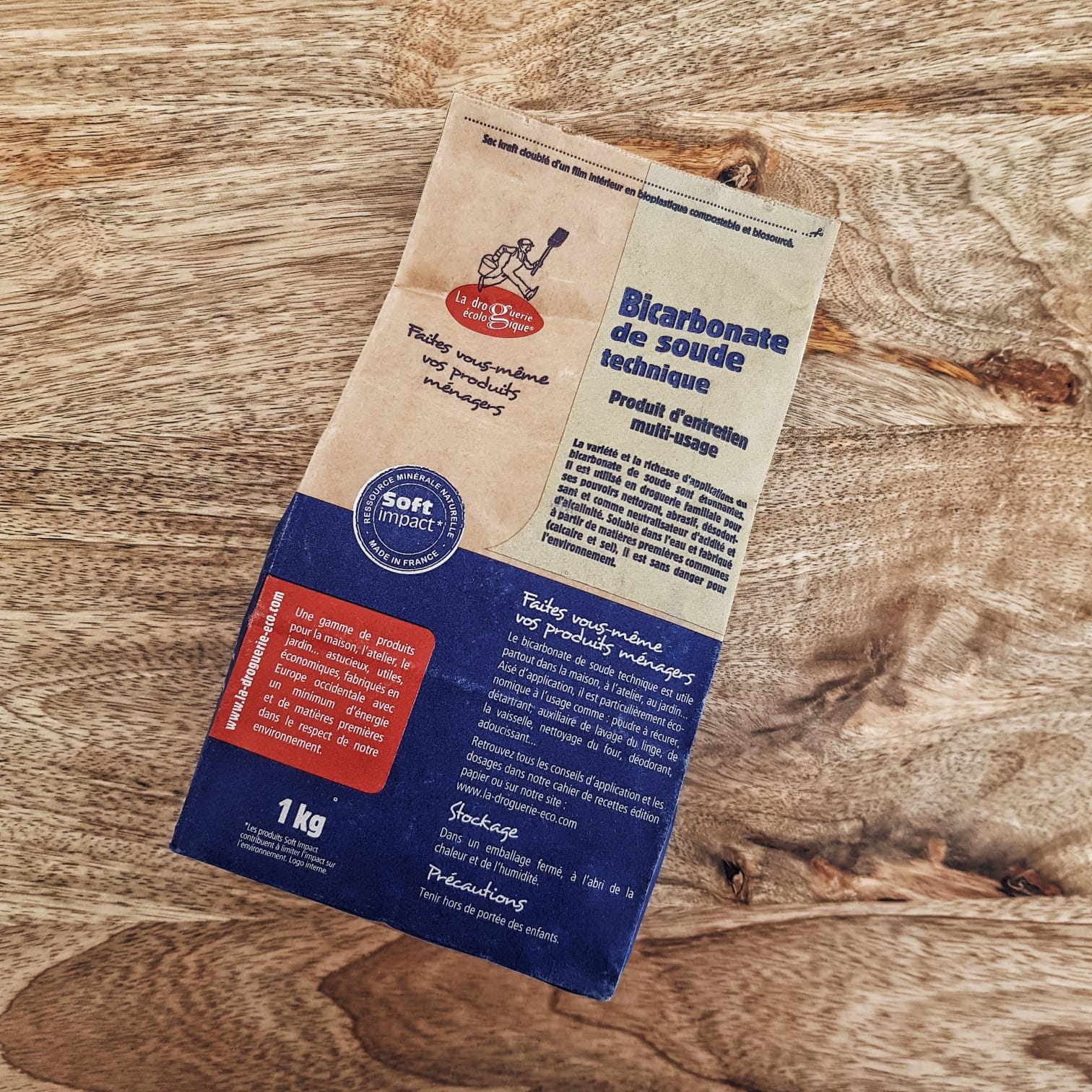 Bicarbonate de soude en sac de 1kg – Acheter 1 kg de bicarbonate alimentaire