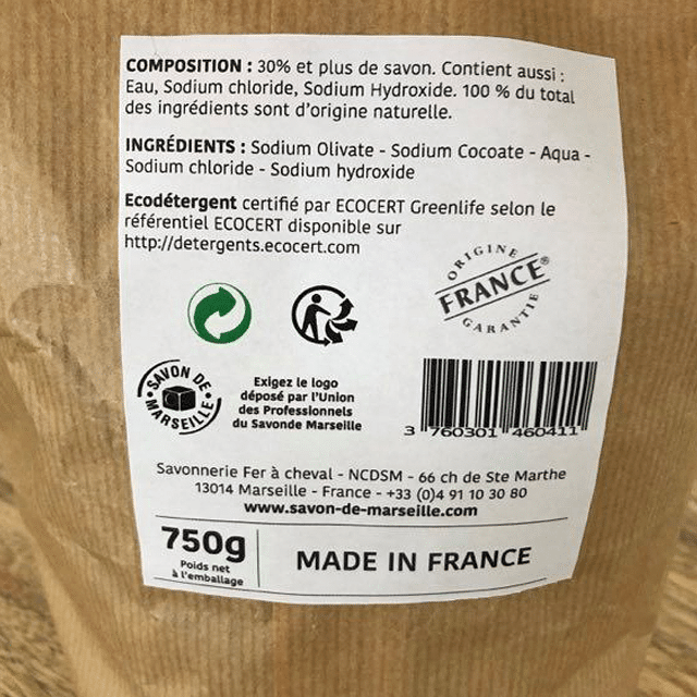 Percarbonate de soude écologique Le Fer à Cheval Made in France