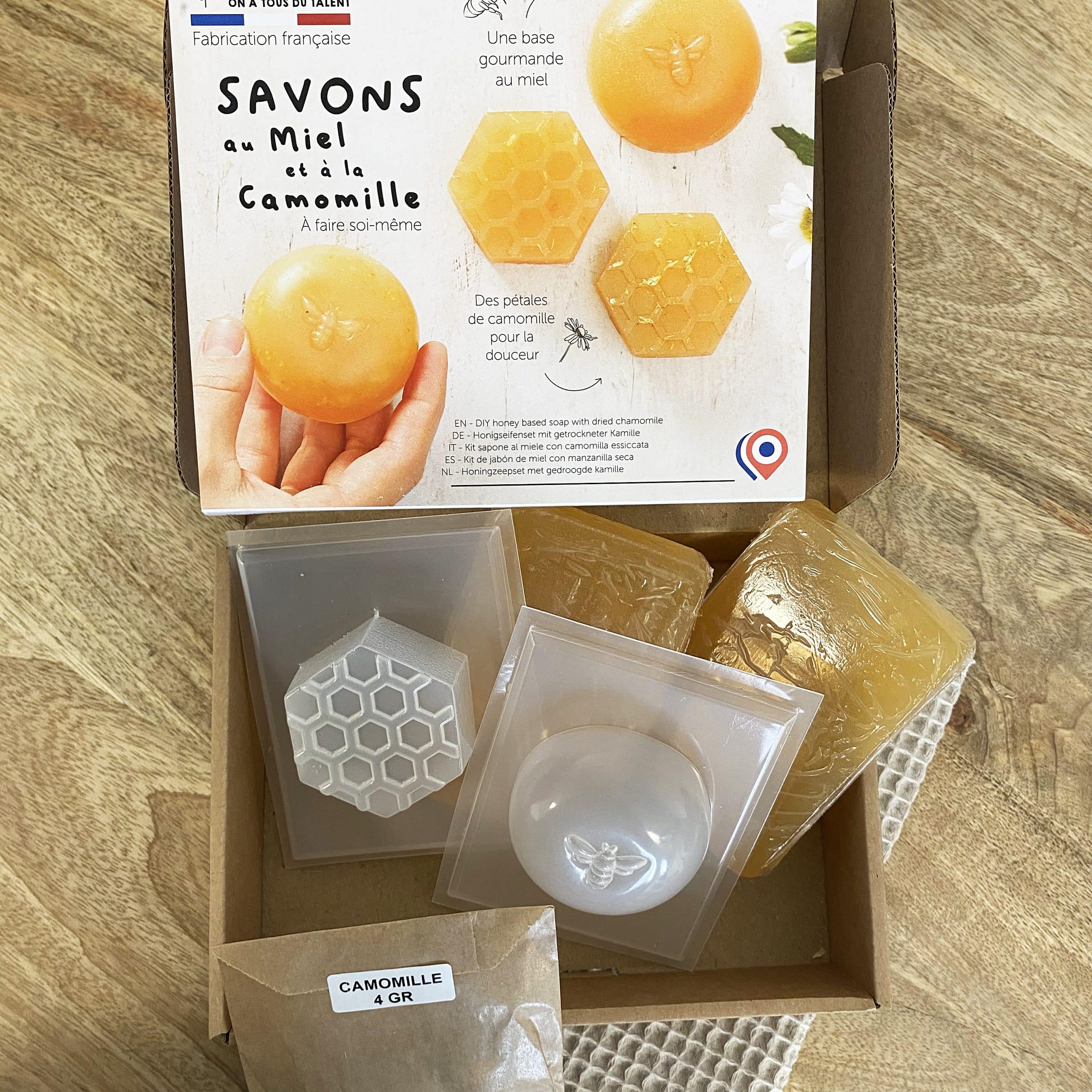 Kit DIY Savon - Graine créative - Miel et Camomille
