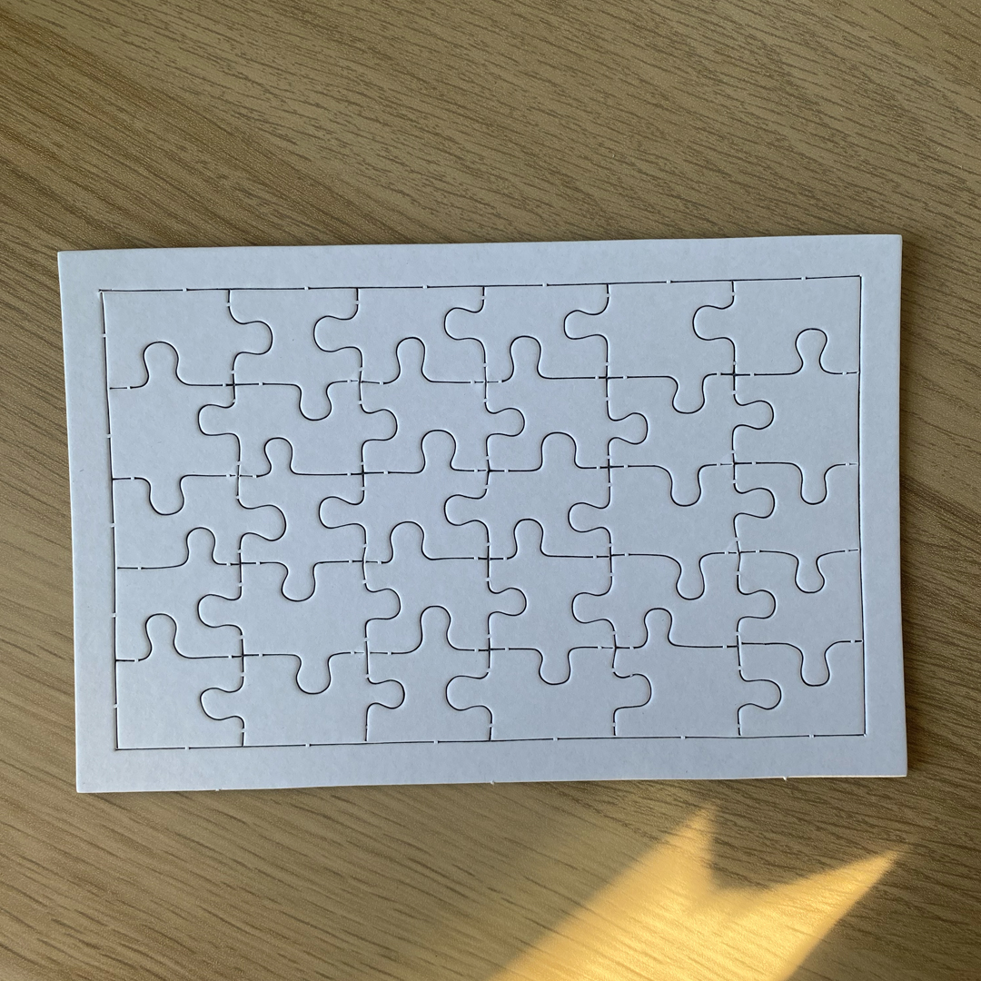 Puzzle vierge à personnaliser - 30 pièces
