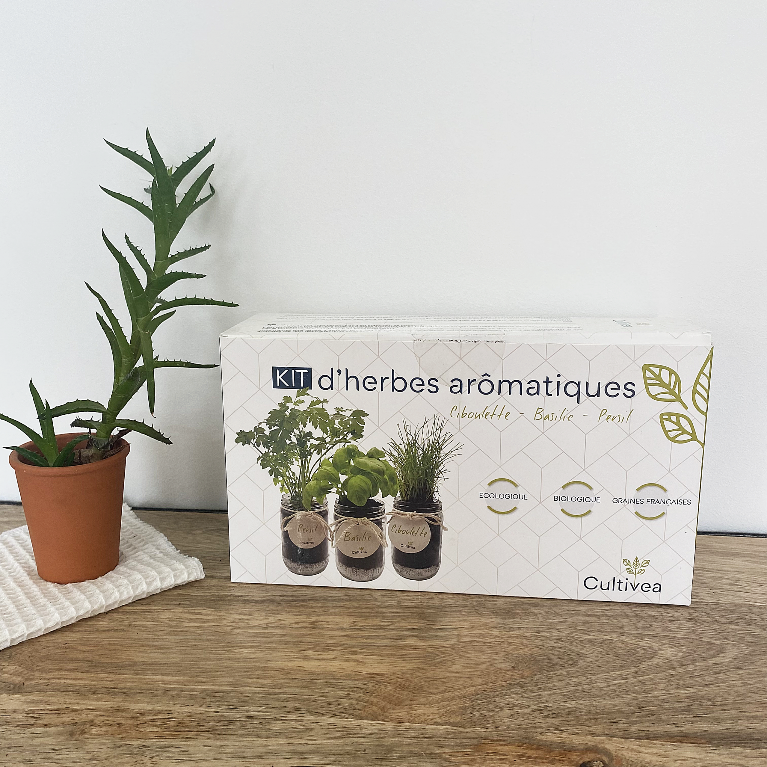 Kit herbes aromatiques bio • Boutique MSF