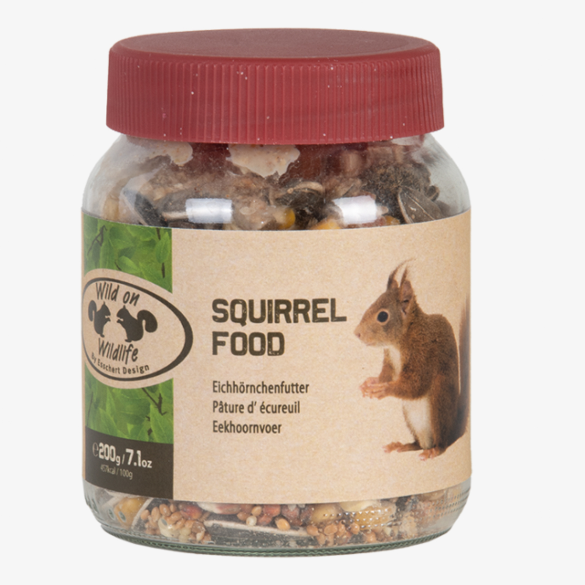 Pâte de cacahuètes et fruits pour écureuils