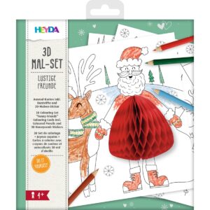 Kit de coloriage 3D joyeux copains Heyda